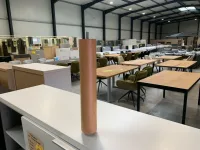 Möbelfuß Holz massiv rund 6x35 cm - Bild 1