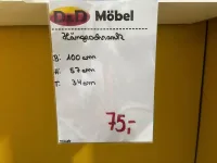 Hängeschrank Wotaneiche/weiß matt 100x34x57 cm - Bild 3