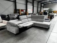 Ecksofa Zehdenick ecru-grau elektrisch relaxen - Bild 5