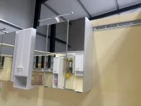 Spiegelschrank Weiß LED 60x21x64 cm Badmöbel - Bild 1