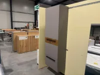 Hänge-Garderobenschrank Grau/Wildeiche 60x35x183cm - Bild 1