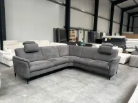 Ecksofa Polipol Federkern Webstoff Grau ca. 270x185 cm - Bild 2