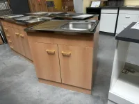Spülenschrank Buche 80 cm inkl. Edelstahl-Spüle - Bild 4
