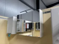 Spiegelschrank weiß 80x21x64 cm Badmöbel mit LED - Bild 1