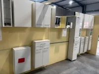 Badmöbel Set Weiß Hochglanz 2-teilig - Bild 1