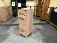 Midischrank buchefarben 30x35x79/84 cm | Bad - Bild 1