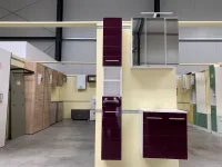 Hängehochschrank Aubergine Hochglanz 25x20x180cm - Bild 3