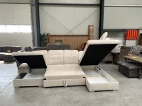 Schlafsofa UCouch Cord Beige mit Bettkasten 230x150cm - Bild 5