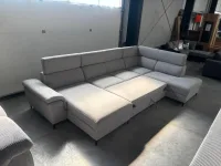 Schlafsofa L-Form Grau mit Bettkasten 230x165cm - Bild 2