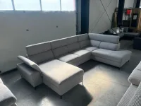 Schlafsofa L-Form Grau mit Bettkasten 230x165cm - Bild 5