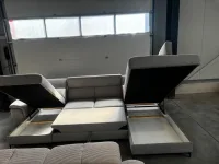 Schlafsofa L-Form Grau mit Bettkasten 230x165cm - Bild 6