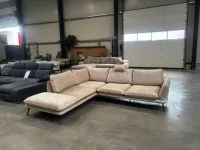 Ecksofa Samt Beige ca. 270x185 cm D&D Möbel - Bild 2