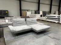 Ecksofa Chenille Grau mit XL Récamiere 2 Sitztiefen - Bild 2