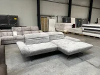 Ecksofa Chenille Grau mit XL Récamiere 2 Sitztiefen - Bild 4