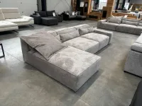 Ecksofa Cordstoff Grau losen Kissen ca. 300x200 cm - Bild 3