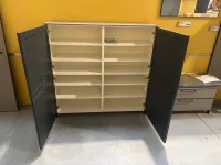 XXL Schuhschrank Voss Möbel 125x36x123 Fango-Anthrazit - Bild 2