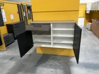 Hänge-Schuhschrank Lack Grau matt 125x76x37 cm - Bild 2