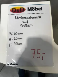 Waschbeckenunterschrank weiß/anthrazit 60x35x60 cm - Bild 3