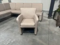 Eckbank Beige Strukturstoff 264x197 cm + 3 Sessel - Bild 10