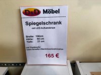 150 cm Spiegelschrank mit 2x LED - Badmöbel - Bild 3