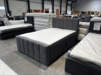 Boxspringbett 140x200 mit Topper & 2 Bettkästen - Bild 1