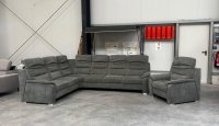 Ecksofa mit Sessel | Federkern | 8x Kopfverstellung - Bild 4