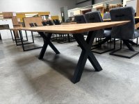 Esstisch Eiche massiv 220x100 cm mit Schweizer Kante - Bild 2