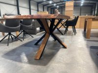 Esstisch Akazie massiv 180x100 cm Bootsform - Bild 2