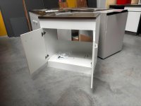 Spülenschrank 80 cm mit Aufsatzspüle - Bild 2
