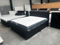 Boxspringbett 180x200 mit Topper & 2x Bettkasten - Bild 1