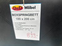 Boxspringbett 180x200 mit Topper & 2x Bettkasten - Bild 3