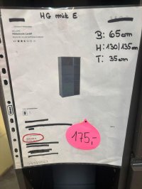 Badmöbel Midischrank mit Softclose in Grafit - Bild 3