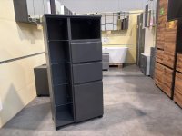 Badmöbel Midischrank mit Softclose in Grafit - Bild 4