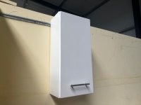 Hängeschrank Badmöbel weiß Hochglanz 30x64x21 - Bild 1