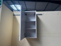 Hängeschrank Weiß Hochglanz 30x64x21 cm - Bild 2