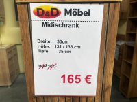 30 cm Midischrank - Badschrank - Badmöbel - Bild 3