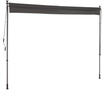 Klemm-Markise 400x150 cm in Anthrazit - Bild 6