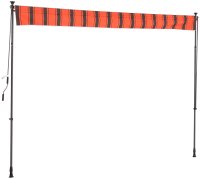 Klemm-Markise 300/150 cm orange-braun - Bild 6