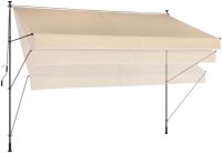 Klemm-Markise 300/150 cm in beige - Bild 5