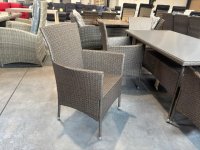 7-tlg. Gartensitzgruppe Polyrattan - Tisch & 6 Sessel - Bild 6