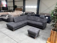 Ecksofa mit Hocker – Federkern & Staufach - Bild 5