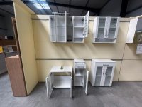 4-Teiliges Badset Weiß Hochglanz – Badschrank & Spiegelschrank - Bild 2