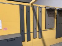 Garderobenpaneel Paneel – Voss Möbel – Fango matt / Anthrazit - Bild 1