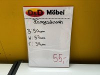 Hängeschrank 50 cm - Grafit / Wotaneiche - Bild 3