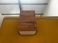 Hängeschrank 40 cm - Küchenschrank in Grafit / Wotaneiche - Bild 4