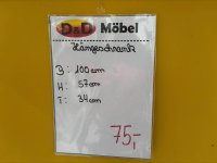 Hängeschrank 100 cm - melaminbeschichtet - Bild 3