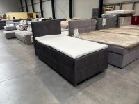 Boxspringbett 100x200 mit Bettkasten und Topper - Bild 1
