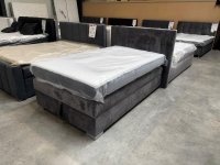 Boxspringbett 120x200 cm mit Bettkasten & Topper - Bild 1