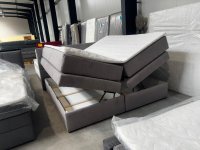 XXL Boxspringbett 200x220 cm mit Topper & 2 Bettkästen - Bild 2