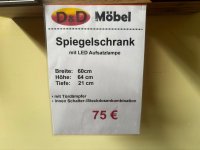 LED-Spiegelschrank 60 cm in Wotaneiche mit Softclose - Bild 3